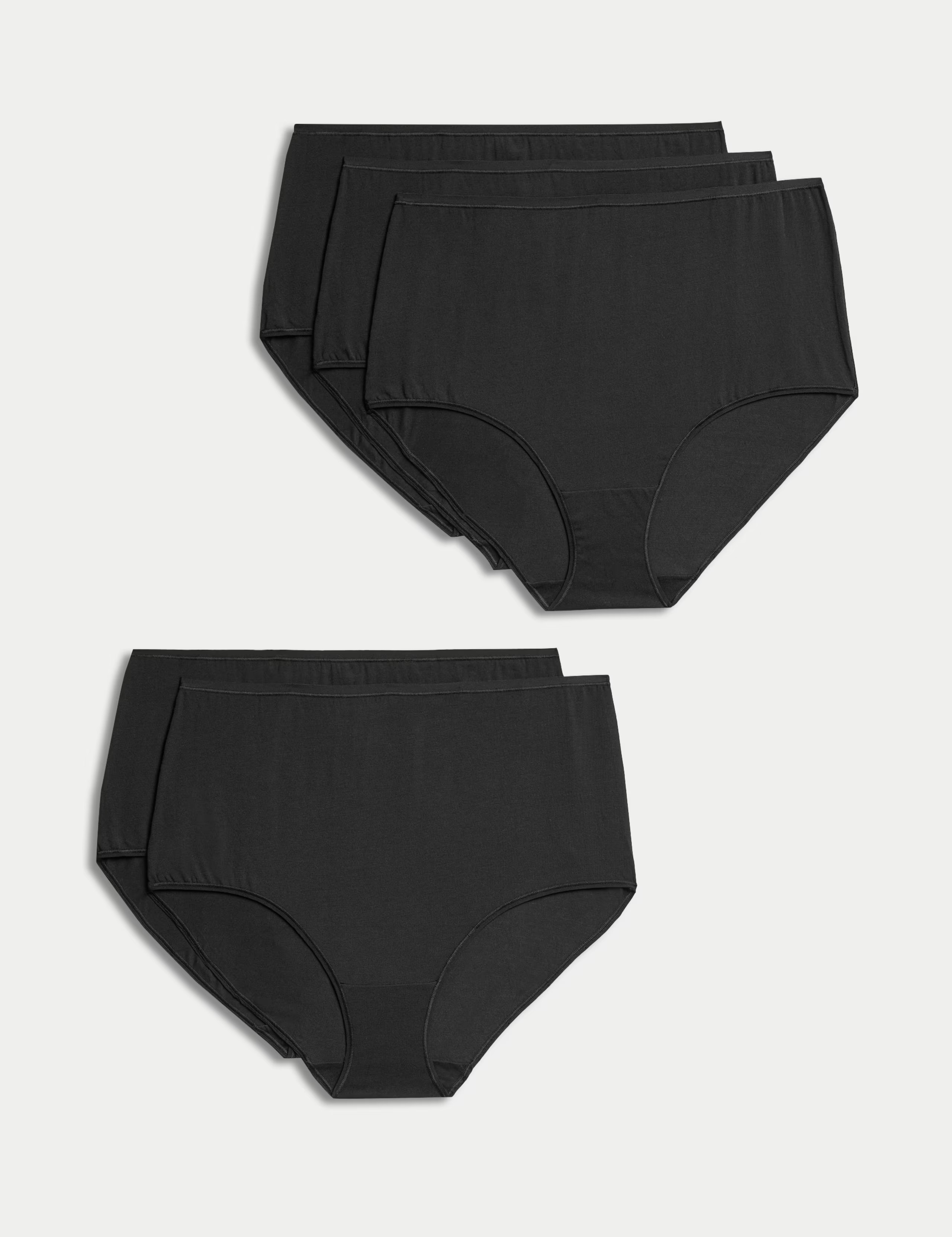 5pk Cotton Modal Rich No VPL Full Briefs | Marks & Spencer (UK)