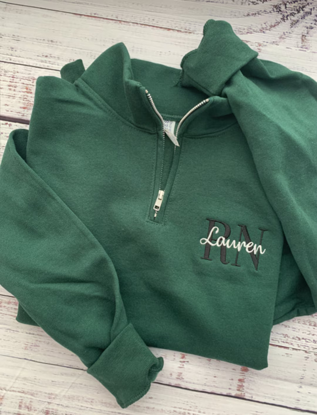 Nurse Sweatshirt-1/4 Zip Embroidered Sweatshirt-rn Sweatshirt-nursing Student-nurse Gift-nursing ... | Etsy (US)