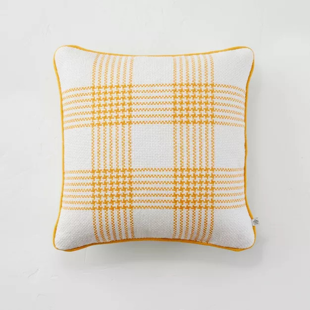 Plaid Indoor/Outdoor Throw Pillow - Hearth & Hand™ with Magnolia | Target