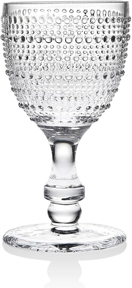 Godinger Wine Glasses Goblets, Beverage Stemmed Glass Cups - Lumina, 9oz, Set of 4 | Amazon (US)