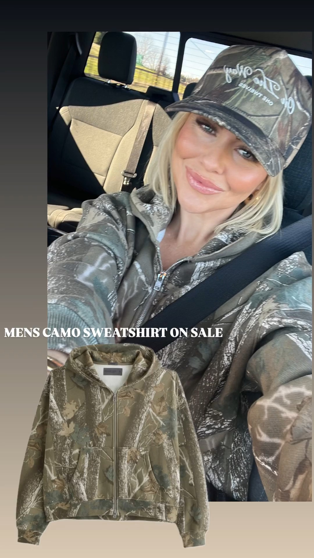 Camo sweatshirt on sale
In a medium for oversized fit, could also do large.


Mens women's fall winter fashion sale athleisure outfit

#LTKFindsUnder50 #LTKSaleAlert #LTKStyleTip