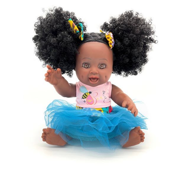 Orijin Bees Fro Puffy Baby Bee Doll | Target