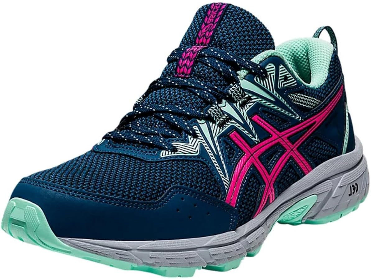 Amazon.com | ASICS Womens Gel-Venture 8 Running Shoes, Piedmont Grey/Metropolis, 8 Wide | Road Ru... | Amazon (US)