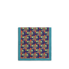 Miu Miu Geometric Print Silk Scarf — Multicolor | Italist Inc.