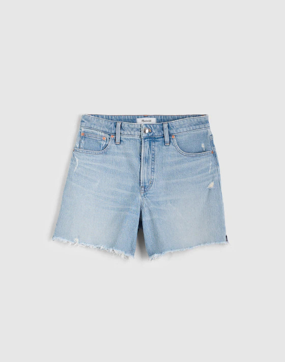 The Curvy Perfect Vintage Mid-Length Jean Short | Madewell