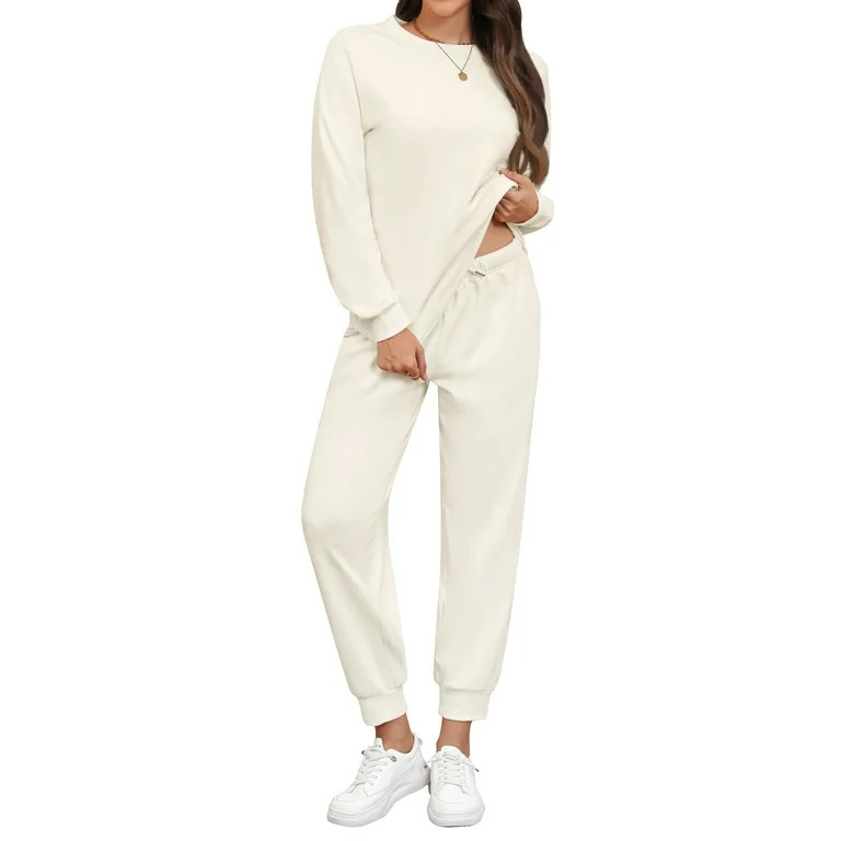 Fantaslook Pajamas Sets for Women Two Piece Sweatshirts Lounge Sets Long Sleeve Tops And Pants Wi... | Walmart (US)
