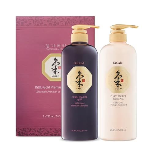 Daeng Gi Meo Ri - Ki Gold Premium Shampoo and Treatment Set, Promotes Healthy Hair Growth, Scalp Stimulant, Prevents Hair Loss, 26.3 FL OZ Each | Amazon (US)