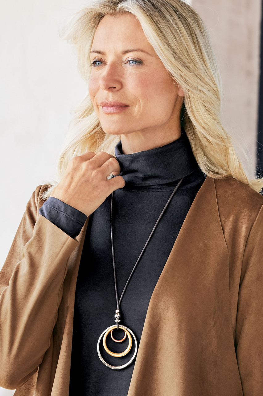 Martha Mixed Metal Pendant Necklace | Soft Surroundings