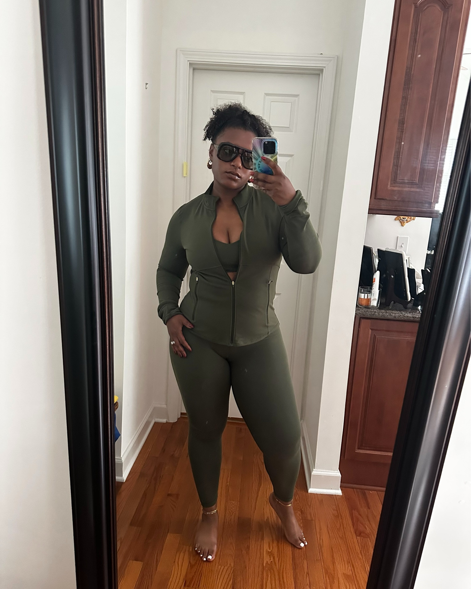 This fit so comfy #Aritzia & #Golden can just take all my money at this point!! 🥰🥲 And it’s on SALE?!?
—
I wear 8 or 10 in the leggings (26”) and a large in bra and jacket. 

#LTKMidsize #LTKActive #LTKFindsUnder100