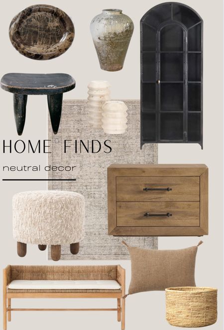 Neutral decor, home finds, Amazon home, target home, living room, nightstand, stool, antique rug

#LTKfindsunder100 #LTKfindsunder50 #LTKhome