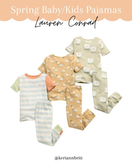 Baby, Toddler and Kids Spring Pajamas - Lauren Conrad at Kohl’s 

#LTKSeasonal #LTKkids #LTKbaby