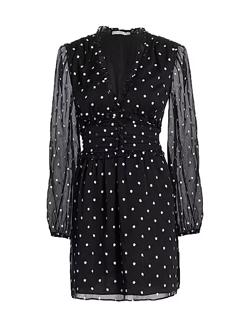 Dallas Daisy Georgette Mini Dress | Saks Fifth Avenue