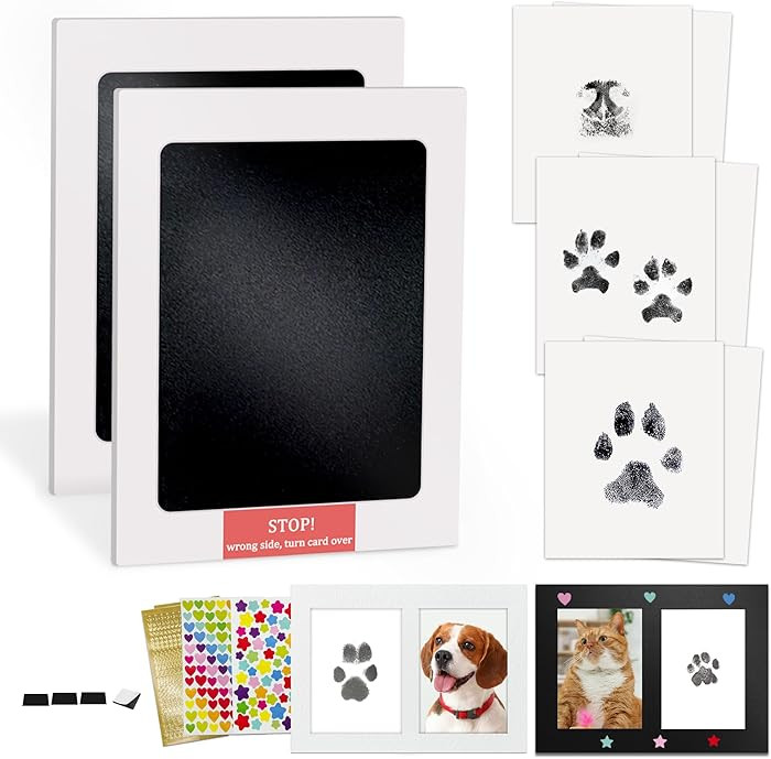 MYPAWLETS Inkless Paw Print Kit,Mess-Free Paw Print Stamp Pad for Dogs Cat,Pet Safe Clean Touch I... | Amazon (US)