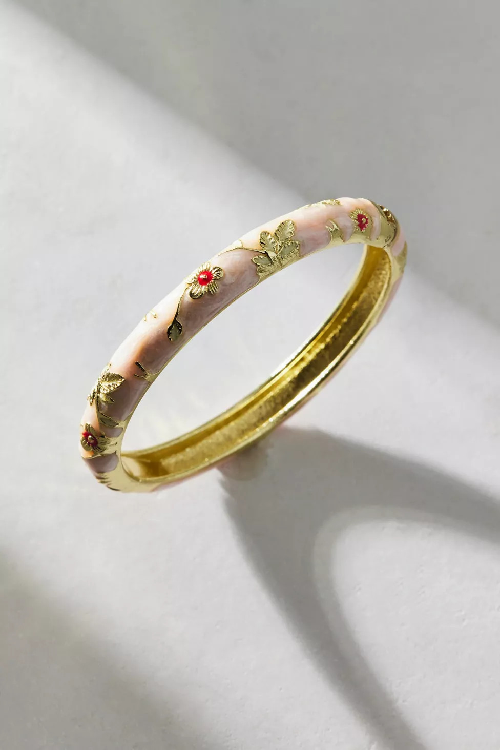 Jane Enameled Floral Bangle Bracelet | Urban Outfitters (US and RoW)