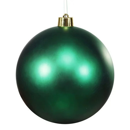 PPKVUFD 1Pcs Green 8" Large Christmas Balls - Christmas Tree Decoration Ornaments Shatterproof Hanging Balls for Birthday Halloween Holiday Wedding Christmas Decorations | Walmart (US)