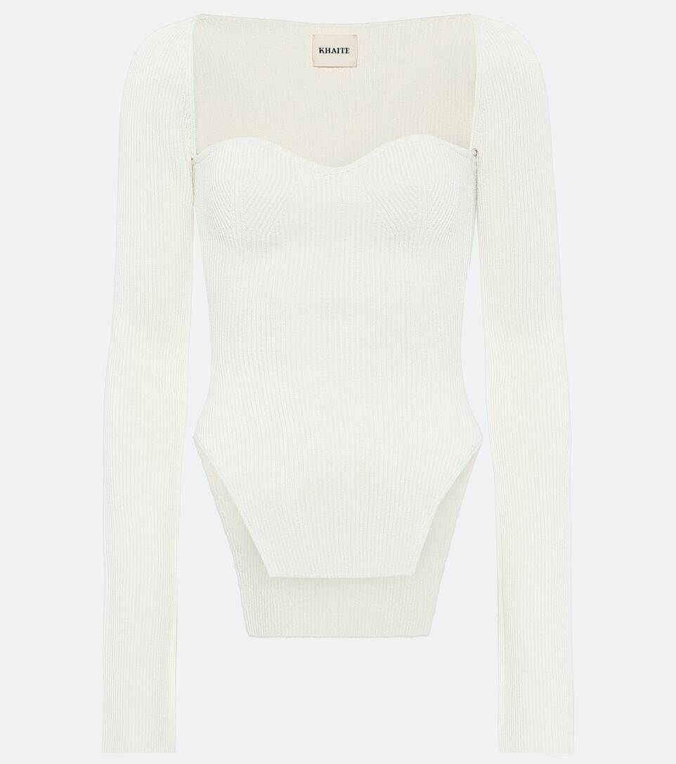 Maddy ribbed-knit top | Mytheresa (INTL)