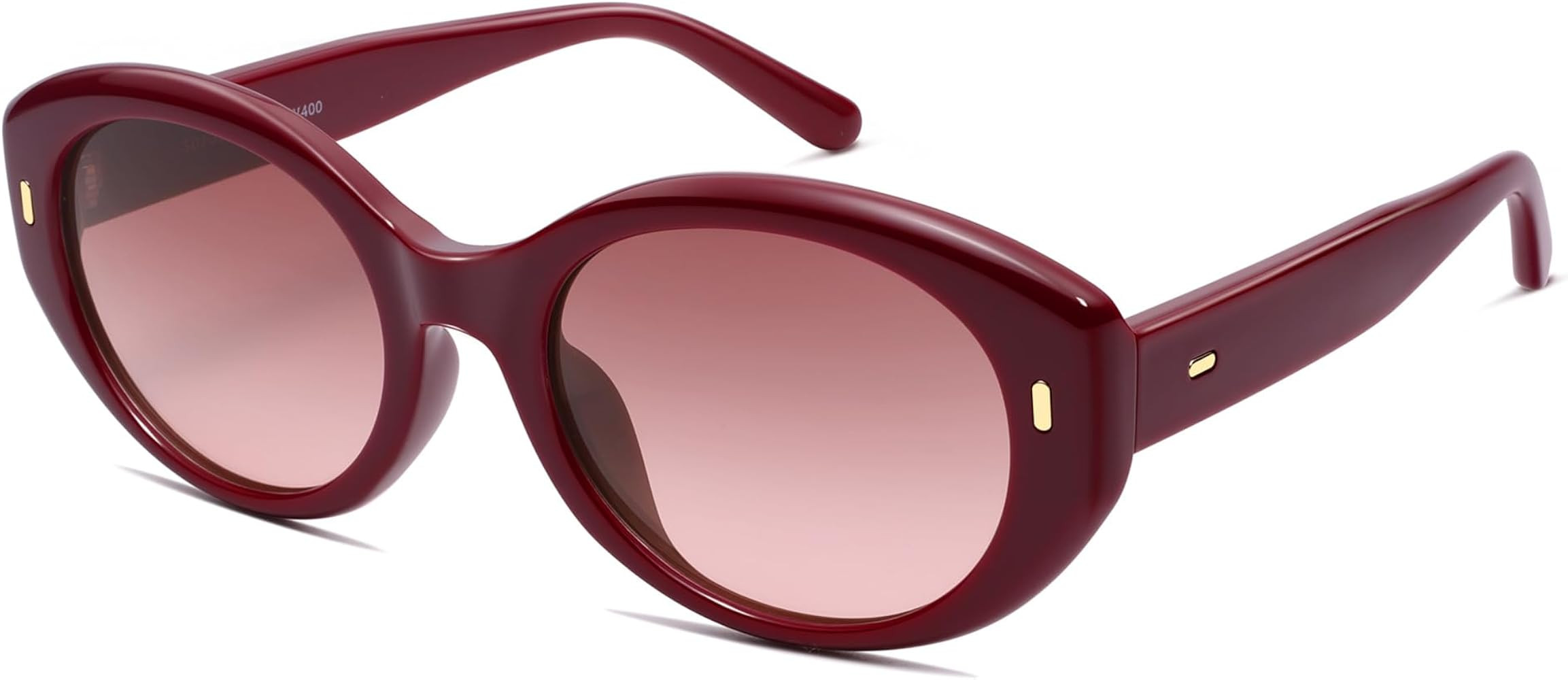 SOJOS Trendy Oval Polarized Sunglasses for Women Classic Round Retro UV Protection Shade SJ2675 | Amazon (US)