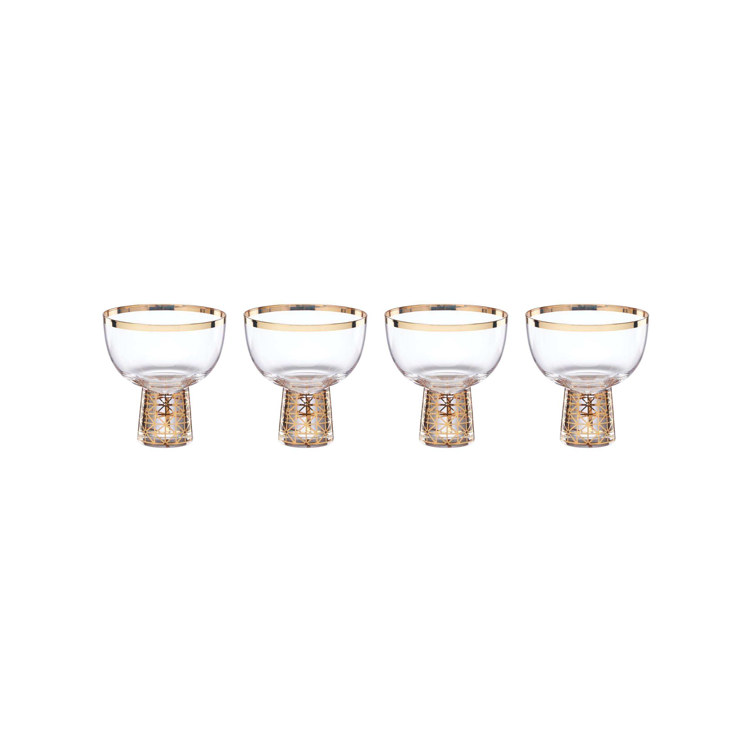 Lenox 897410 Tuscany Classics Gold Frost Coupes, Set of 4 | Amazon (US)