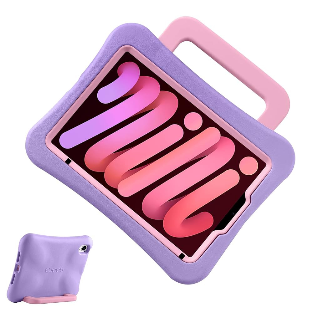 Kids Case for iPad Mini 7 (A17 Pro) 2024 /iPad Mini6 2021, Light Weight Heavy Duty/Shockproof/Dro... | Amazon (US)