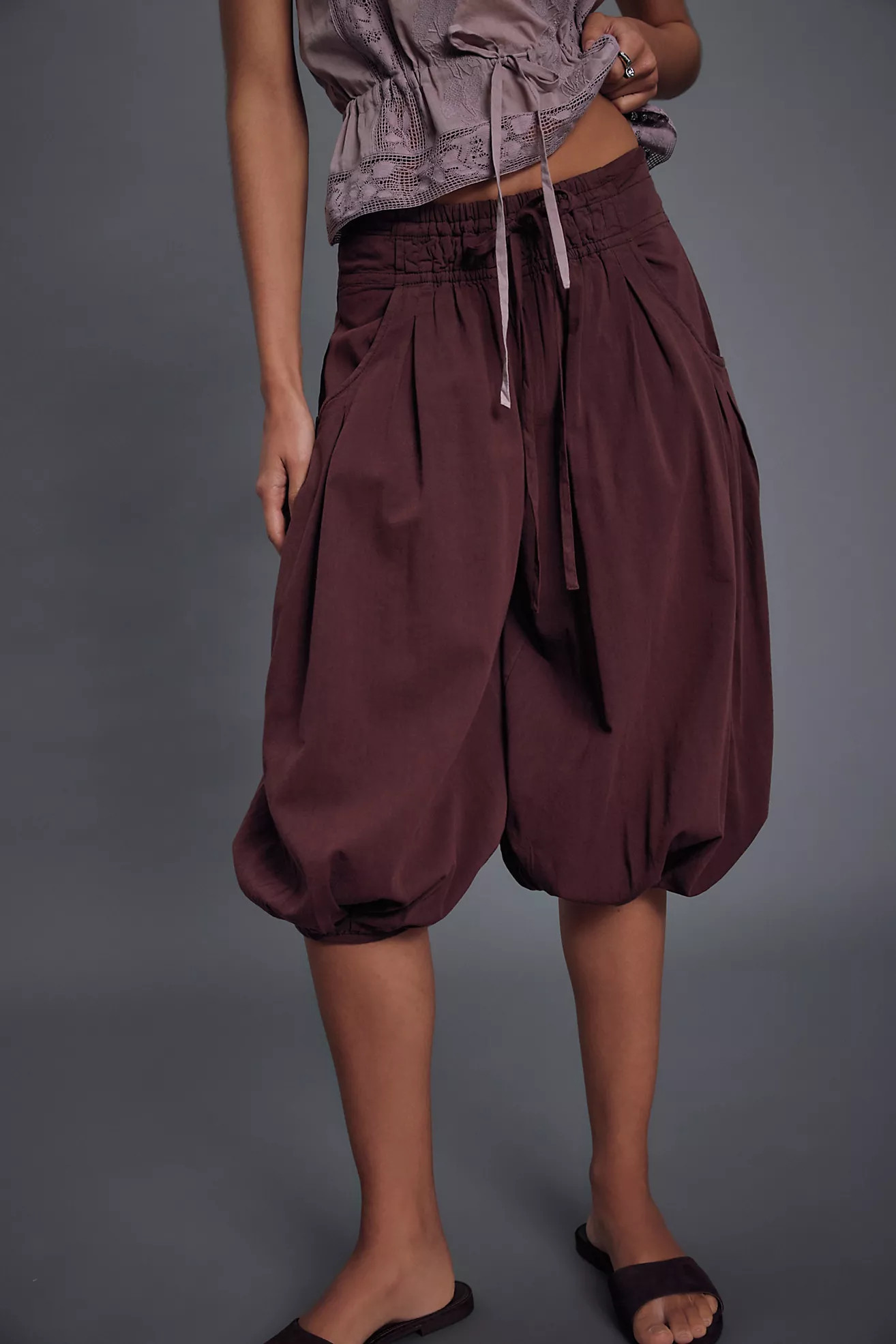 Calle Balloon Crop Pull-On Pants | Free People (Global - UK&FR Excluded)