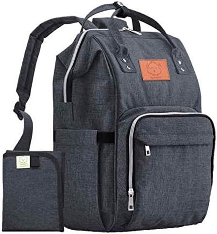 Diaper Bag Backpack - Large Waterproof Travel Baby Bags (Mystic Gray) | Amazon (US)