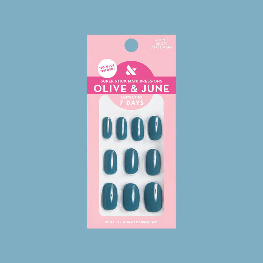 Aprés Mani - Tab Press-On | Short | Round | Olive & June