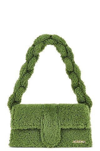 jacquemus JACQUEMUS Le Bambidou Bag in Green - Green. Size all. | FWRD 