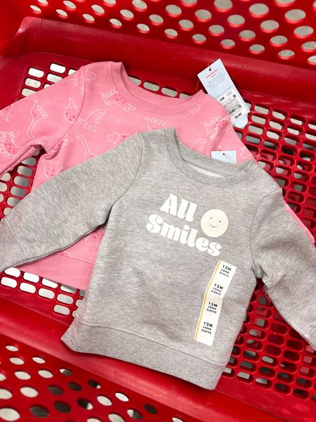Toddler sweatshirts at Target! Different prints available for your little girls! Perfect to layer this winter! 

Target finds, kids fashion, Target style, toddler girl 

#LTKkids #LTKfamily