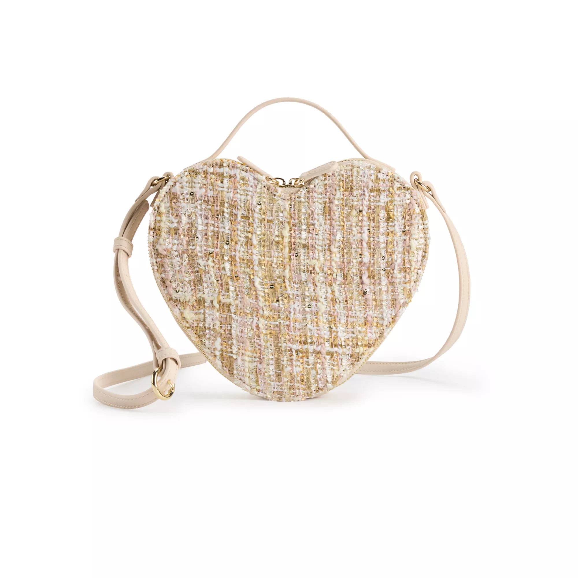 LC Lauren Conrad Love Heart-Shaped Crossbody Bag | Kohl's