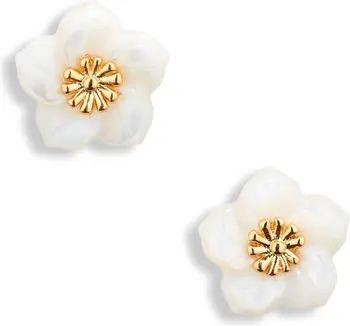 Madewell Mother-of-Pearl Flower Stud Earrings | Nordstrom | Nordstrom