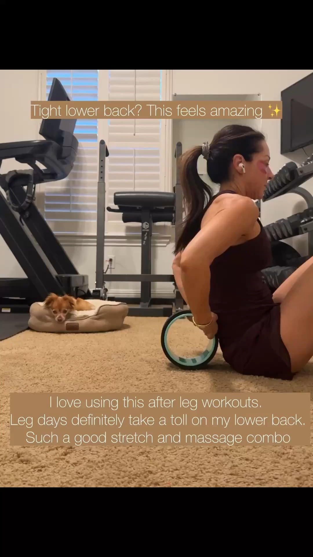 This recovery roller has become part of my post-workout routine. It helps work out tight spots in my lower back after leg day and gives a deep stretch and massage that feels so good after lifting.

Recovery roller, Gym essentials, Leg day recovery, Lower back relief, Home gym, Workout recovery, Fitness favorites, Wellness finds, EverydayHolly

#LTKActive #LTKfitnessgoals #LTKOver40