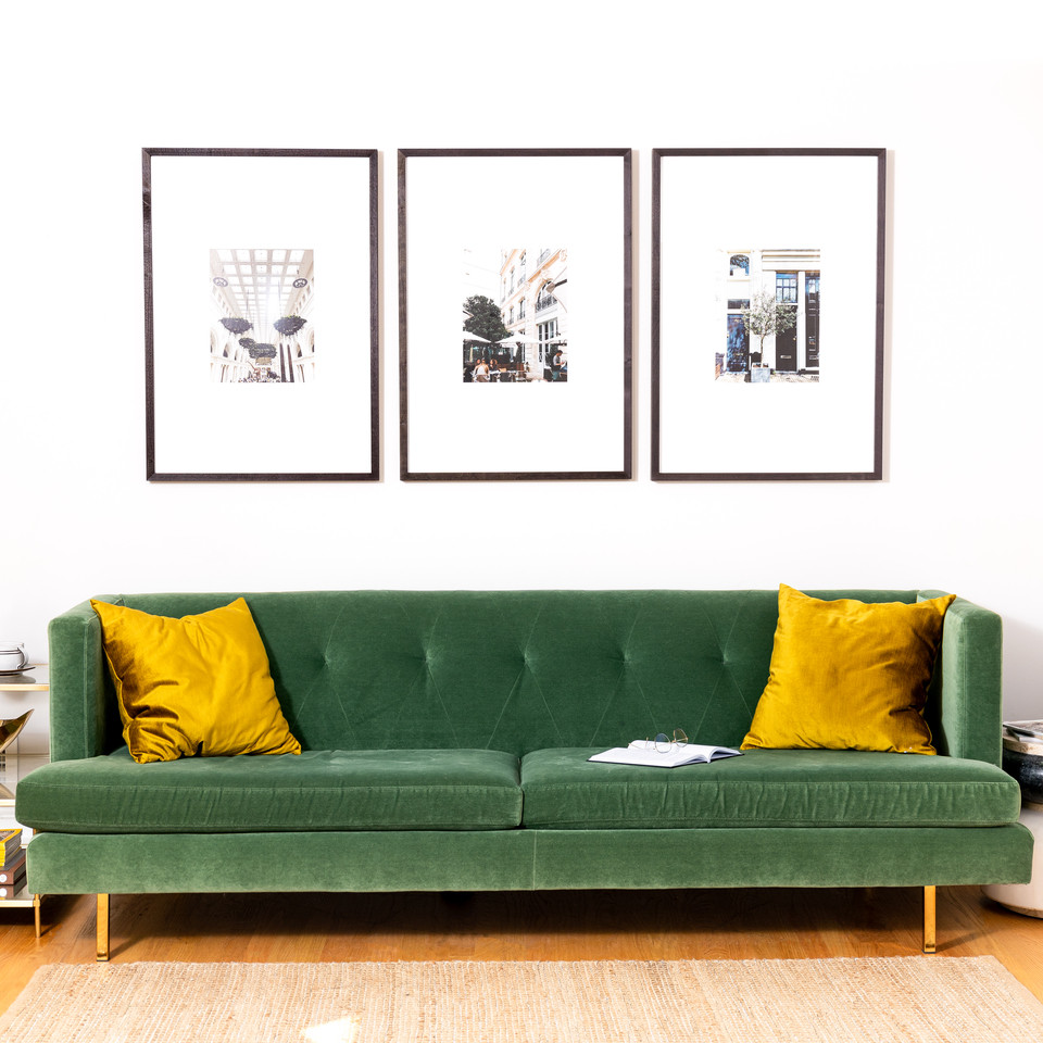 The Hardwoods Triptych, 3 Frames – 76” x 34” Gallery Wall | Framebridge | Framebridge