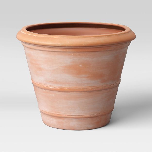 Indoor/Outdoor Stoneware Planter Terracotta - Smith & Hawken™ | Target