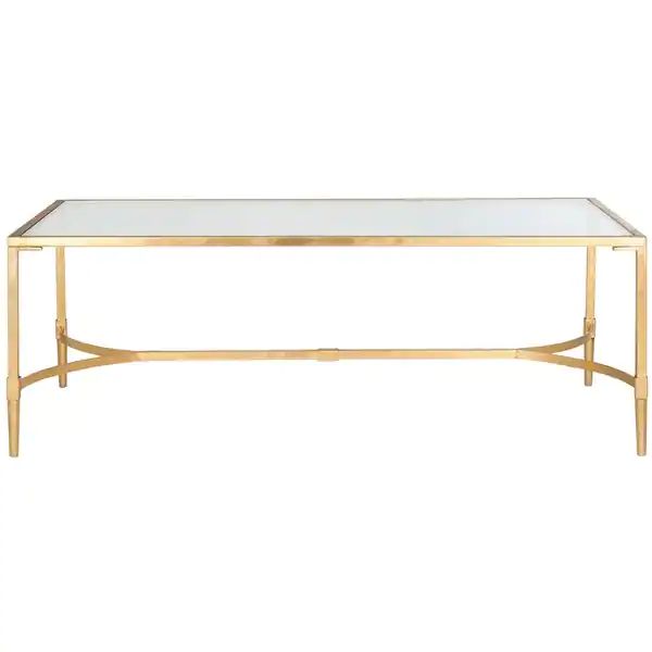 Safavieh Antwan Gold Coffee Table - 50" x 26" x 18" | Bed Bath & Beyond