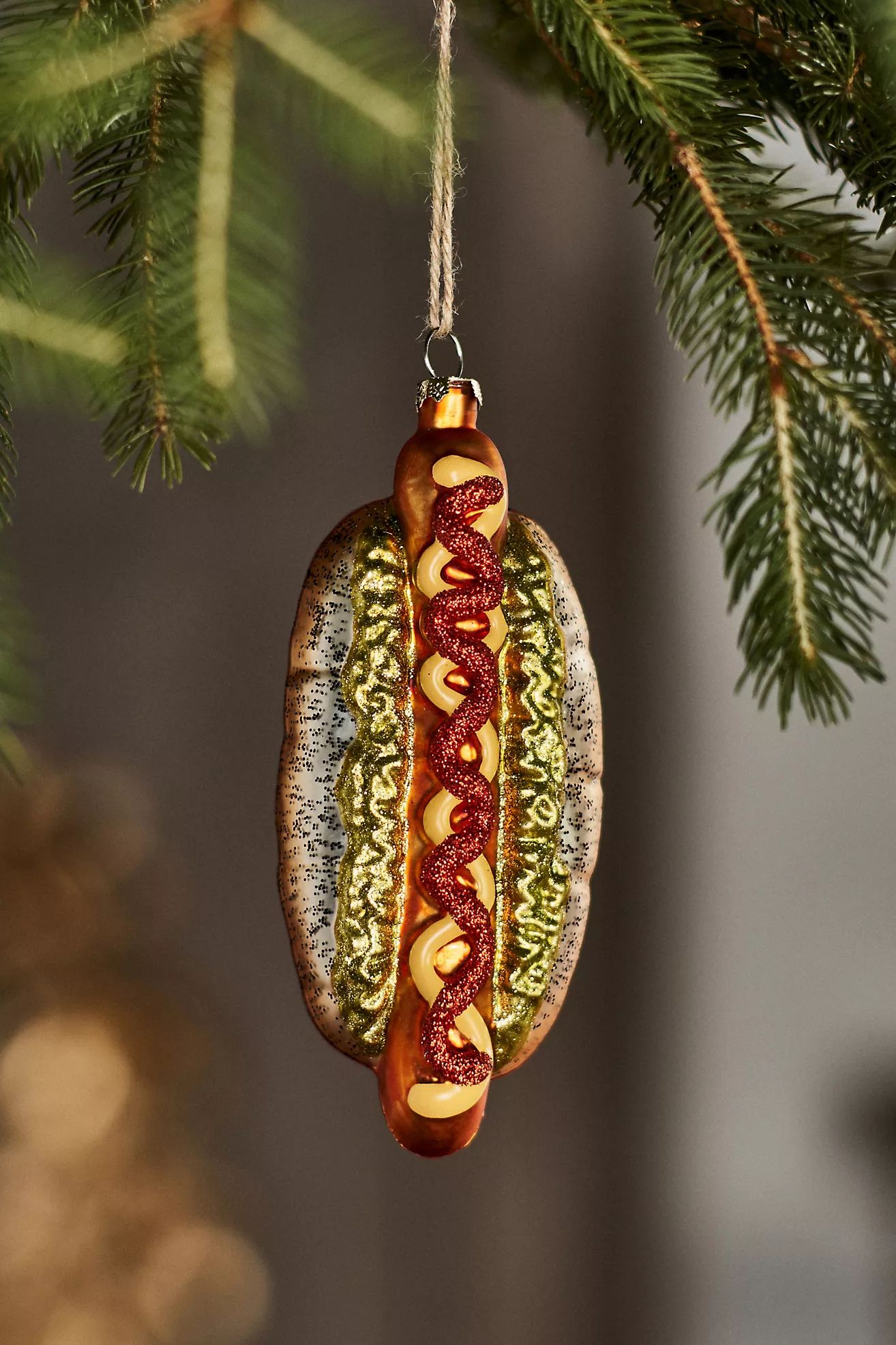 Hot Dog Glass Ornament | Anthropologie (US)