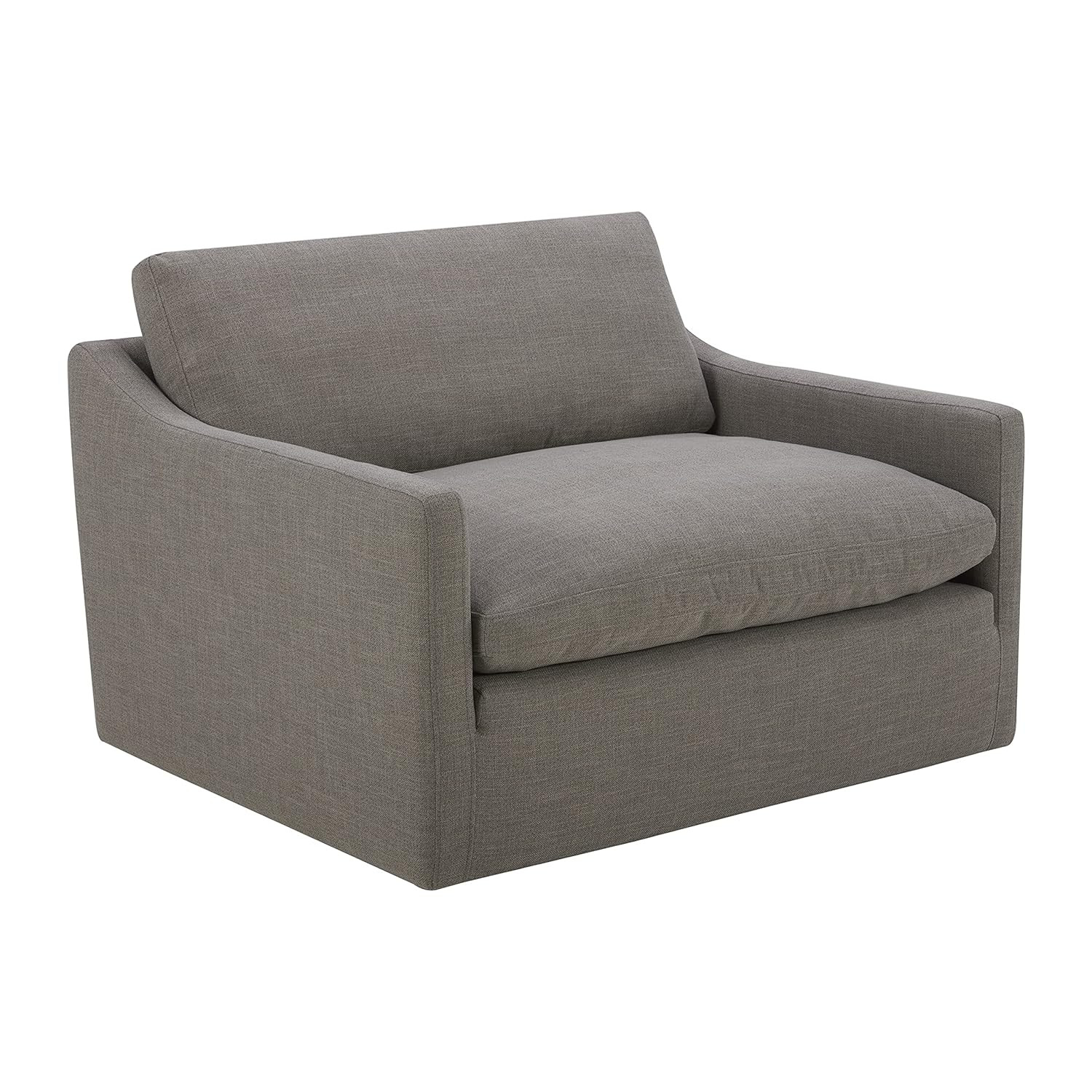 Amazon Brand – Stone & Beam Rustin Contemporary Deep-Seated Living Room Accent Chair, 48"W, Gre... | Amazon (US)