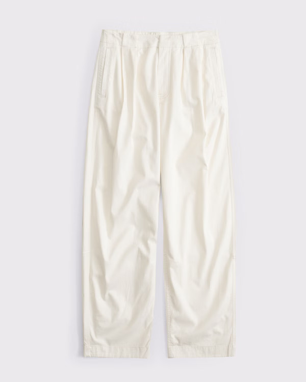 Women's Mid Rise Barrel Pant | Women's Bottoms | Abercrombie.com | Abercrombie & Fitch (US)