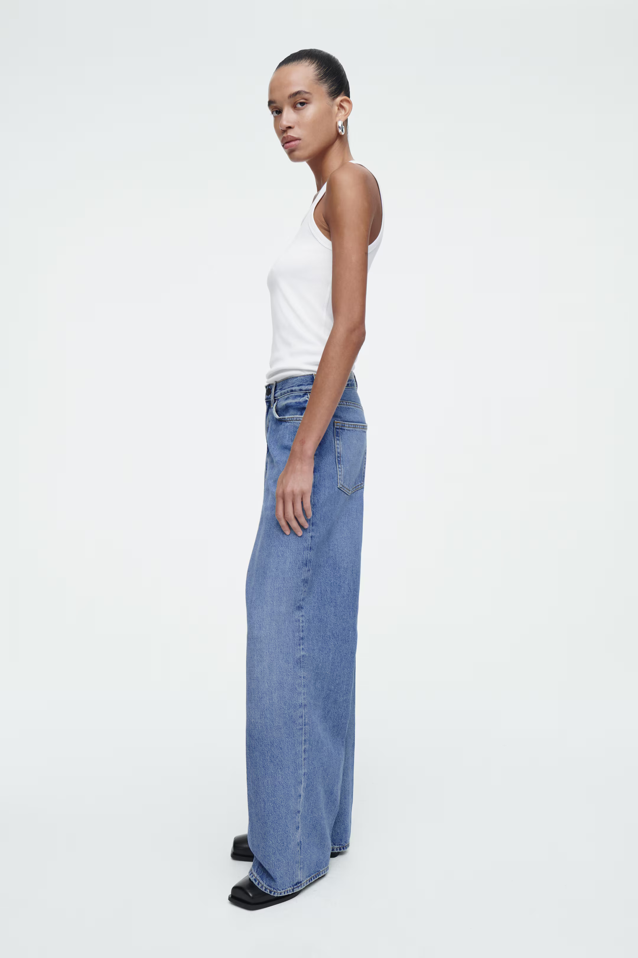 TIDE WIDE-LEG JEANS | H&M (UK, MY, IN, SG, PH, TW, HK)