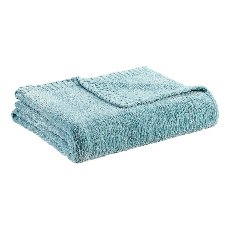 Better Homes & Gardens Chenille Throw, 50"x 60", Teal | Walmart (US)