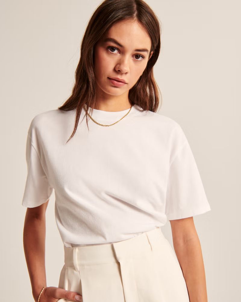 Women's Essential Easy Tee | Women's Tops | Abercrombie.com | Abercrombie & Fitch (US)