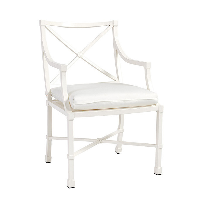 Set of 2 Suzanne Kasler Directoire Outdoor Armchairs | Ballard Designs | Ballard Designs, Inc.