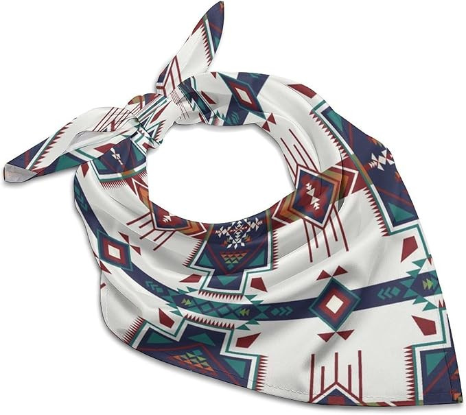 Native American Pattern Scarves Bandana Headbands Neckerchief for Travel Hiking Party Decor | Amazon (US)