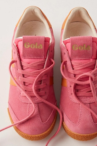 Gola Elan Sneakers by Gola at Free People, Evergreen / Black / Fuchsia, US 5 | Free People (Global - UK&FR Excluded)