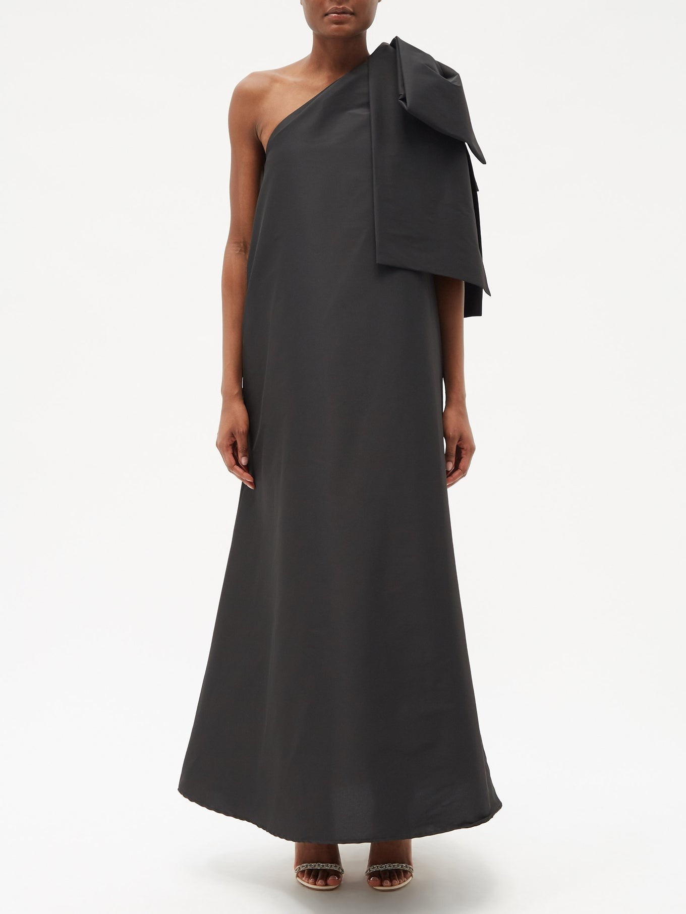 Winne bow-shoulder taffeta gown | Bernadette | Matches (US)