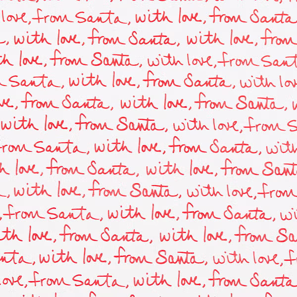 From Santa Script Wrapping Paper | The Container Store