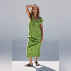 FREE PEOPLE Veda Sweater Set - Mojito Lime 🎉 NWT | Poshmark