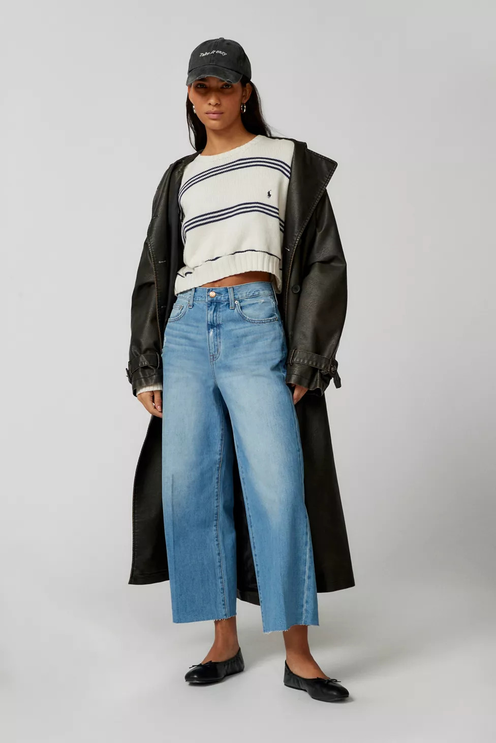 Pistola Loretta High & Wide Ankle Jean - Solstice | Urban Outfitters (US and RoW)