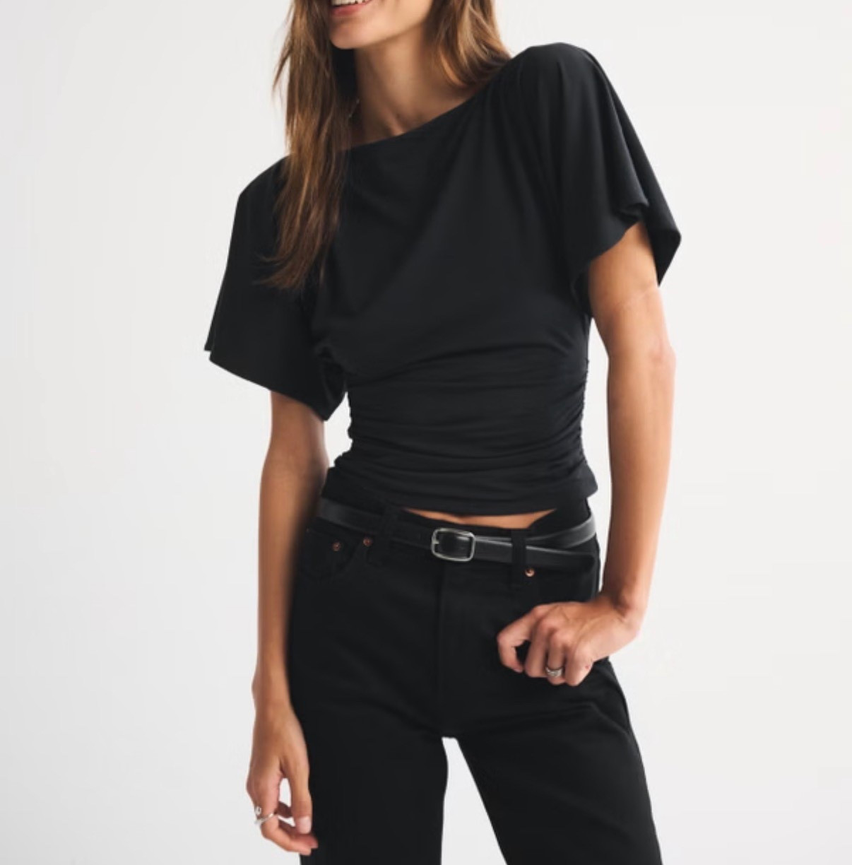 Abercrombie Flutter Sleeve Slash Top. 20% off in app with code AF20 

#LTKSeasonal #LTKSaleAlert #LTKSpringSale