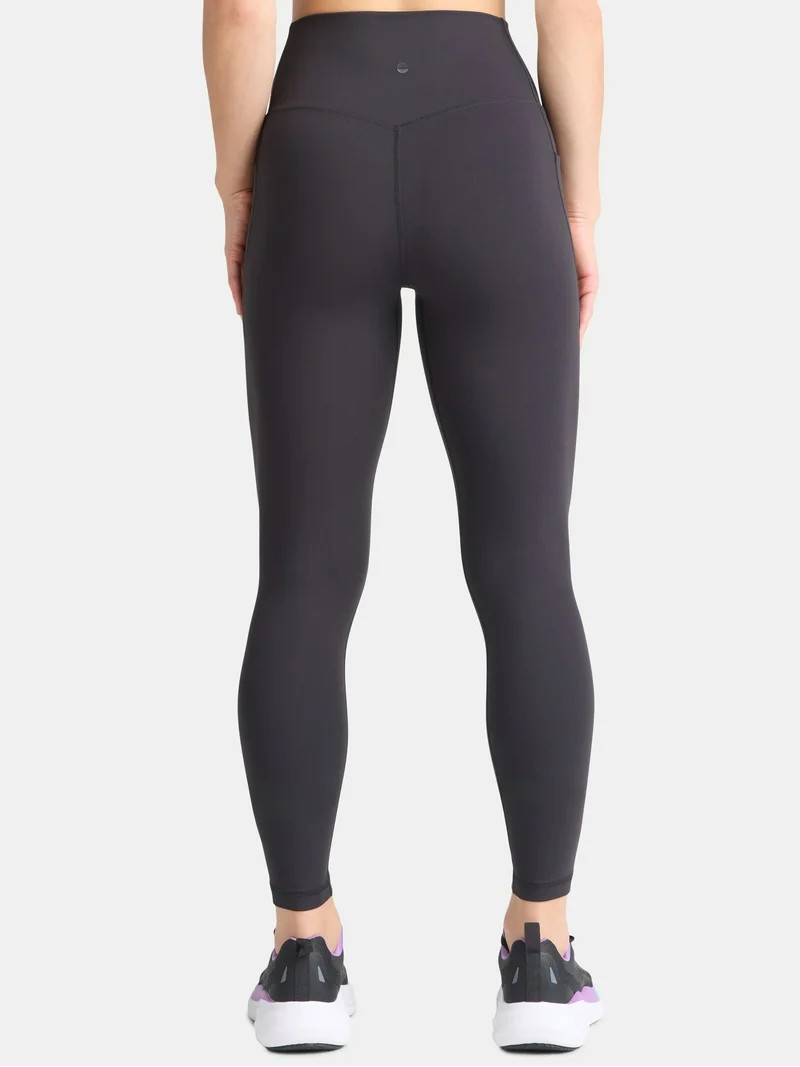 Avia Women's and Women's Plus SoftSculpt High Rise Leggings with Pockets, Sizes XS-4X - Walmart.c... | Walmart (US)