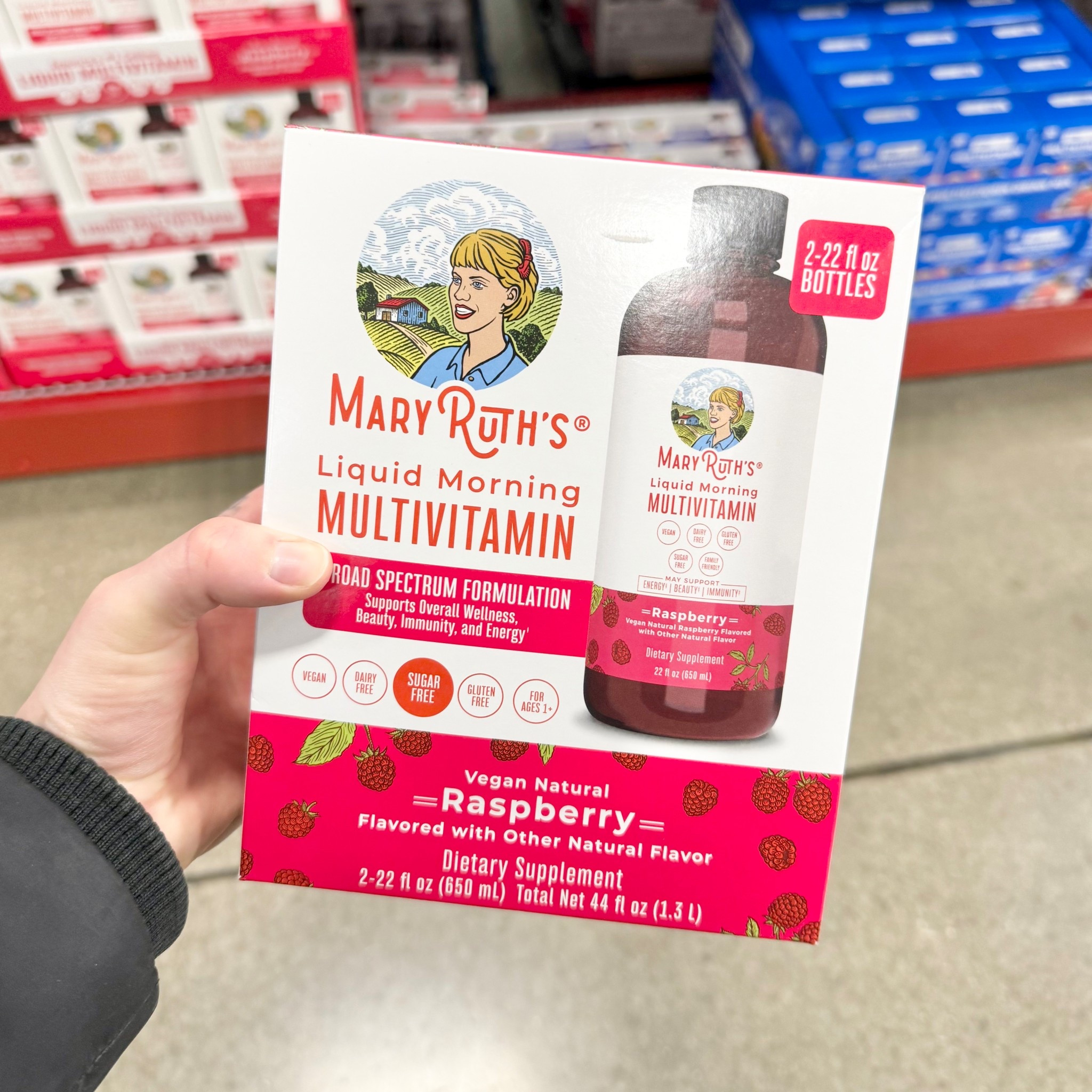 MaryRuth's Liquid Morning Multivitamin, Raspberry, 22 fl. oz., 2 pk
$34.98

Available in store & online at @samsclub or use code: MROSRAYY on the @maryruthorganics website for additional savings. 